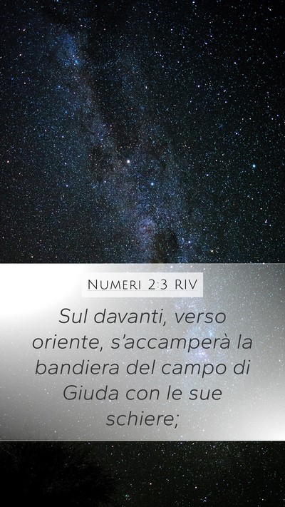 Numeri 2:3 RIV Bible Verse Image