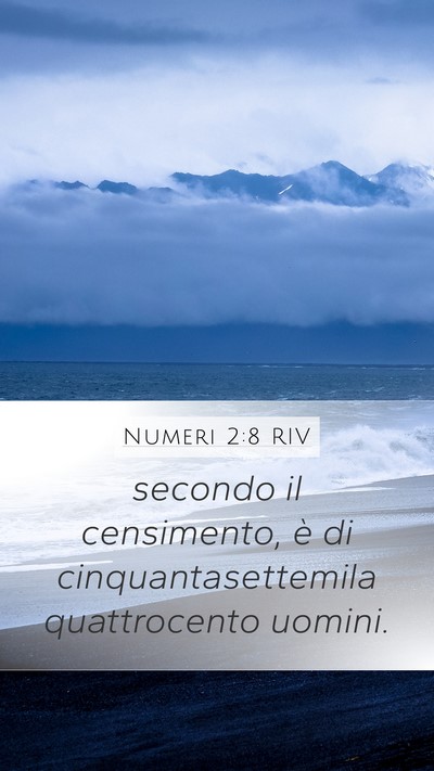 Numeri 2:8 RIV Bible Verse Image