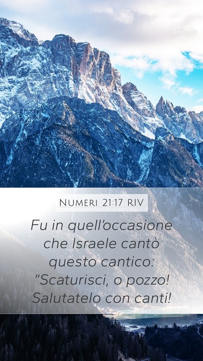 Numeri 21:17 RIV Bible Verse Image