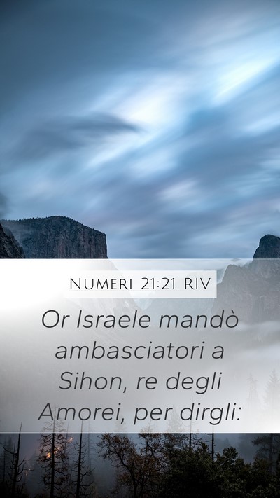 Numeri 21:21 RIV Bible Verse Image