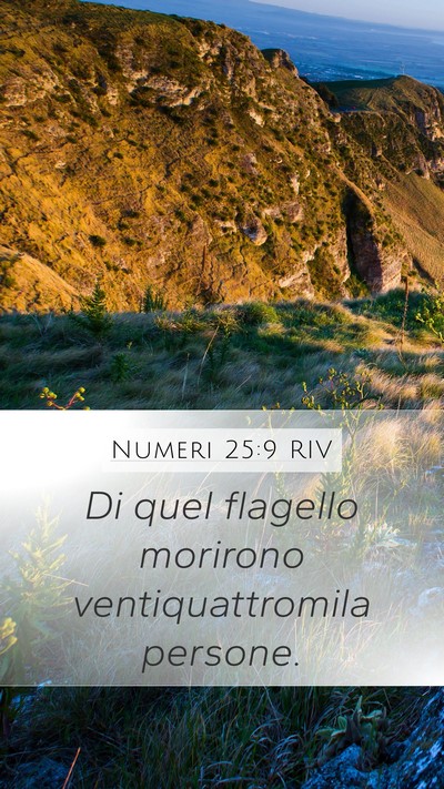 Numeri 25:9 RIV Bible Verse Image