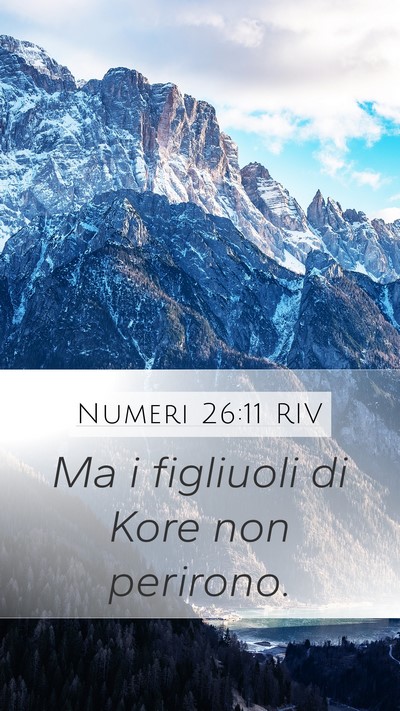 Numeri 26:11 RIV Bible Verse Image