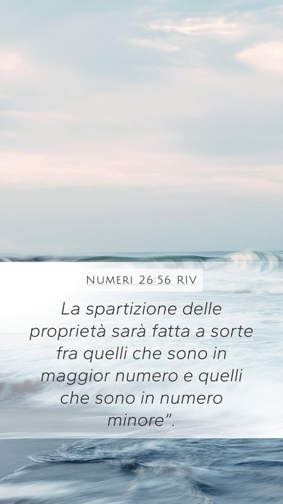 Numeri 26:56 RIV Bible Verse Image