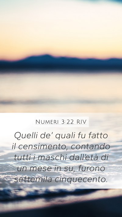 Numeri 3:22 RIV Bible Verse Image