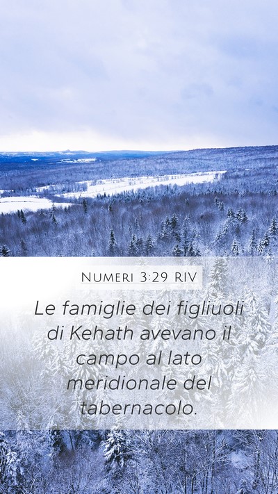 Numeri 3:29 RIV Bible Verse Image