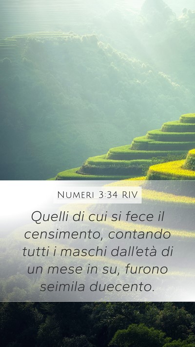Numeri 3:34 RIV Bible Verse Image