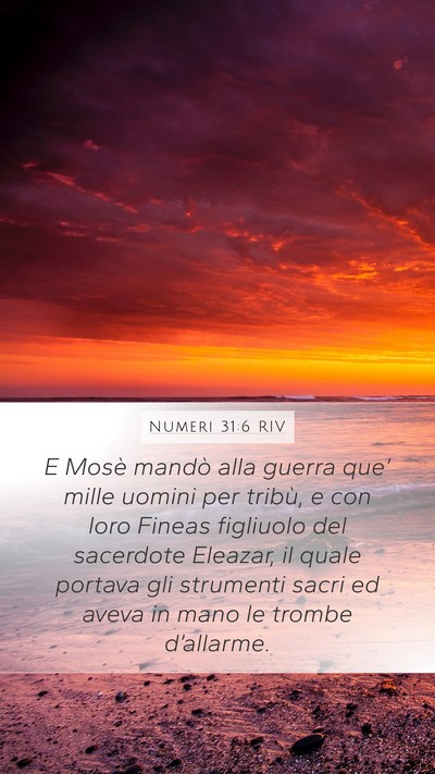 Numeri 31:6 RIV Bible Verse Image