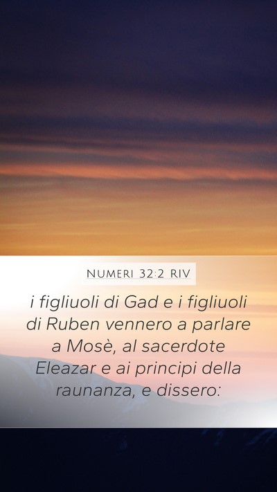 Numeri 32:2 RIV Bible Verse Image