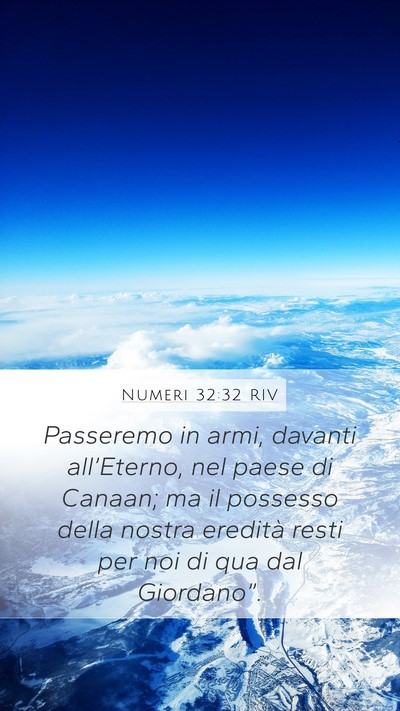 Numeri 32:32 RIV Bible Verse Image