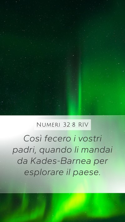 Numeri 32:8 RIV Bible Verse Image