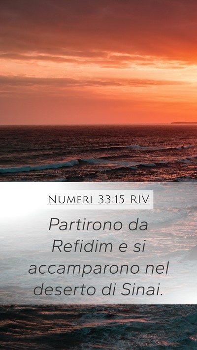 Numeri 33:15 RIV Bible Verse Image
