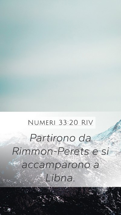 Numeri 33:20 RIV Bible Verse Image