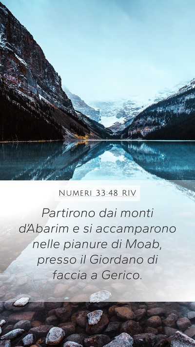 Numeri 33:48 RIV Bible Verse Image
