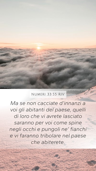 Numeri 33:55 RIV Bible Verse Image