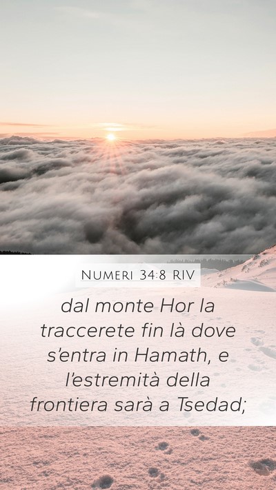 Numeri 34:8 RIV Bible Verse Image