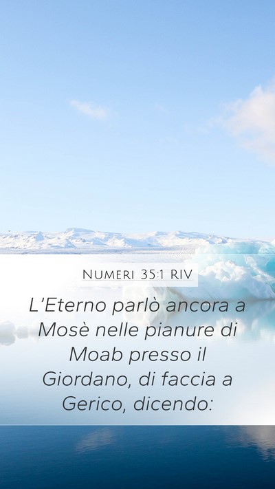 Numeri 35:1 RIV Bible Verse Image