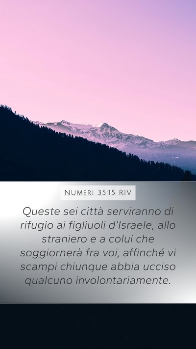 Numeri 35:15 RIV Bible Verse Image