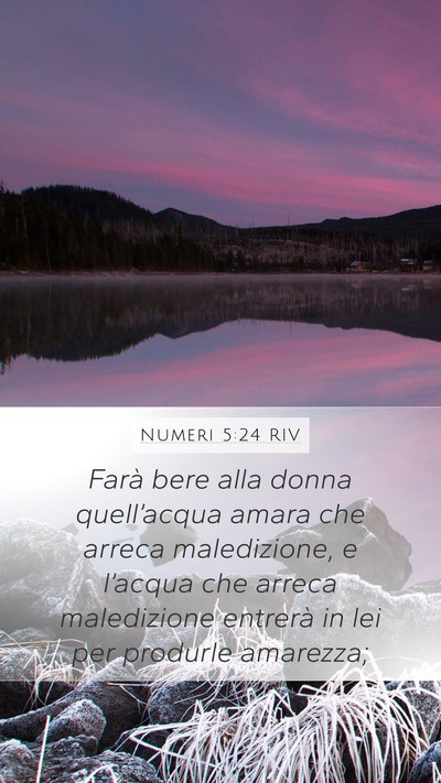 Numeri 5:24 RIV Bible Verse Image