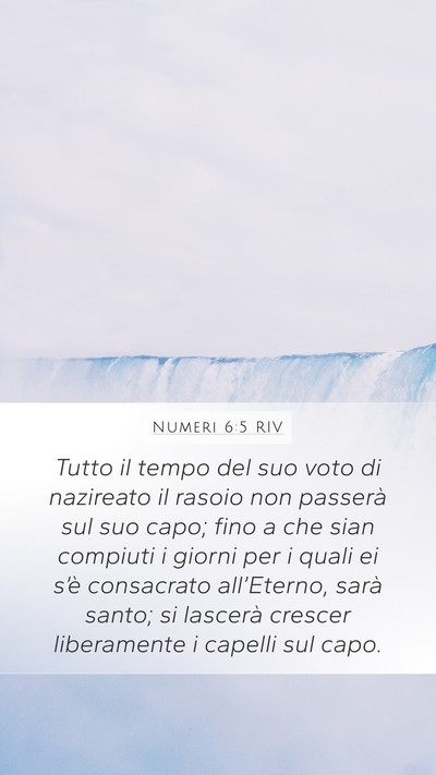 Numeri 6:5 RIV Bible Verse Image