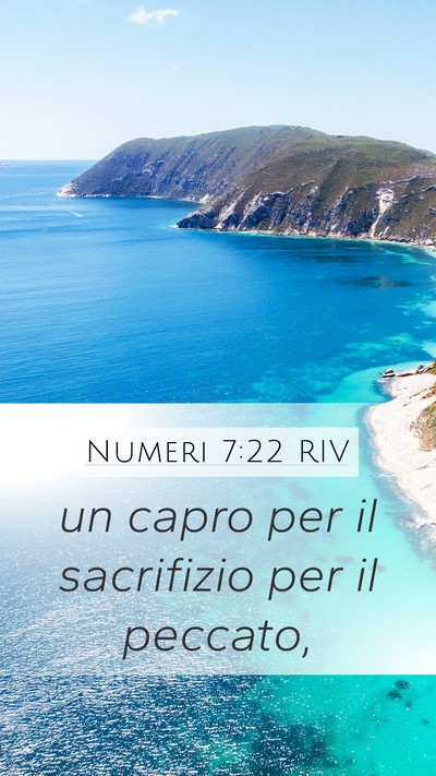 Numeri 7:22 RIV Mobile Phone Wallpaper - un capro per il sacrifizio per il - Mobile Bible Verse Wallpaper
