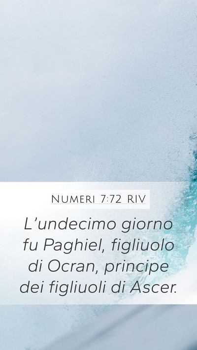 Numeri 7:72 RIV Bible Verse Image