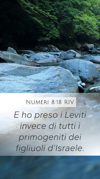 Numeri 8:18 RIV Bible Verse Image