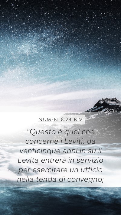 Numeri 8:24 RIV Bible Verse Image