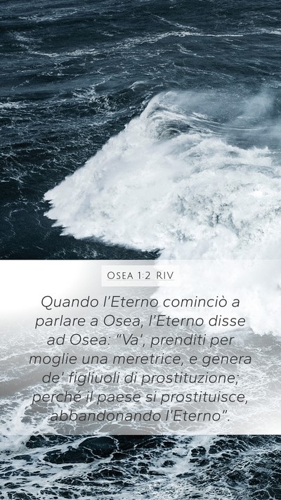 Osea 1:2 RIV Bible Verse Image