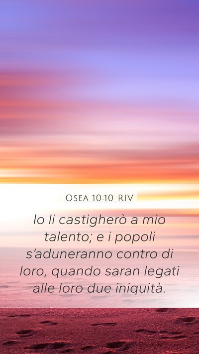 Osea 10:10 RIV Bible Verse Image