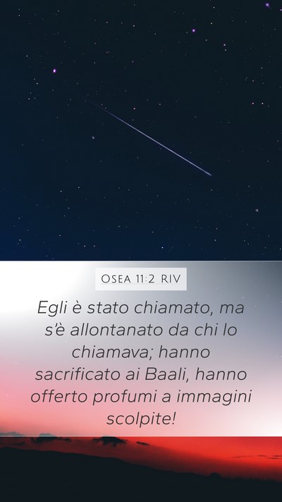 Osea 11:2 RIV Bible Verse Image