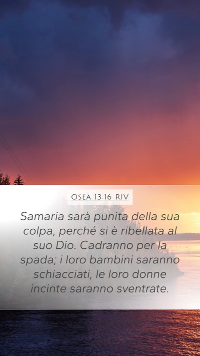 Osea 13:16 RIV Bible Verse Image
