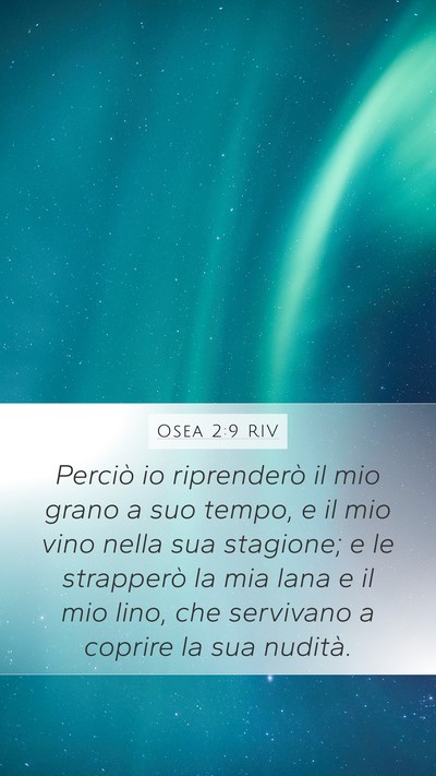 Osea 2:9 RIV Bible Verse Image