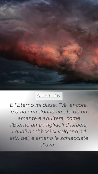 Osea 3:1 RIV Bible Verse Image
