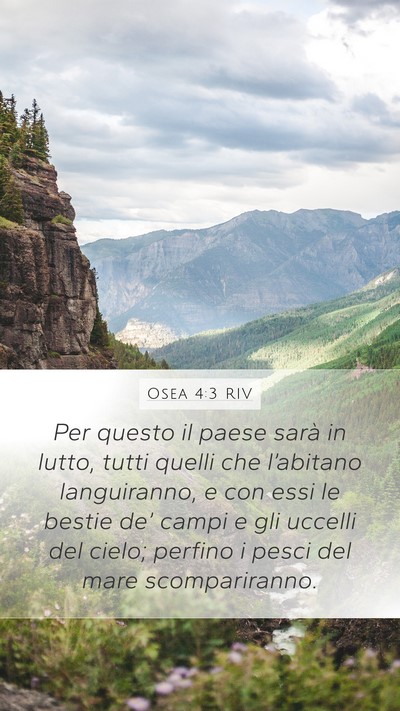Osea 4:3 RIV Bible Verse Image
