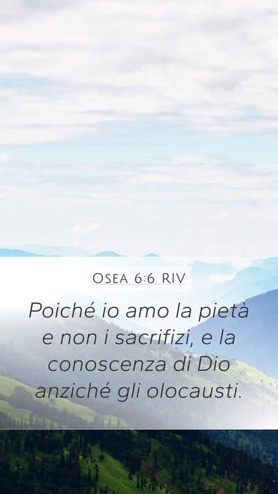 Osea 6:6 RIV Bible Verse Image