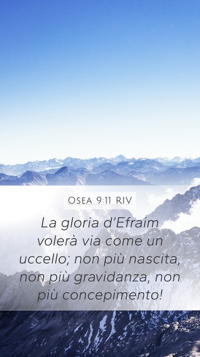 Osea 9:11 RIV Bible Verse Image