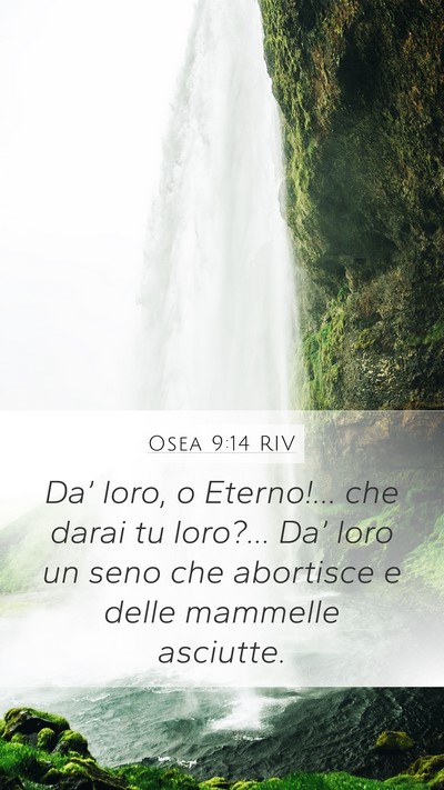 Osea 9:14 RIV Bible Verse Image