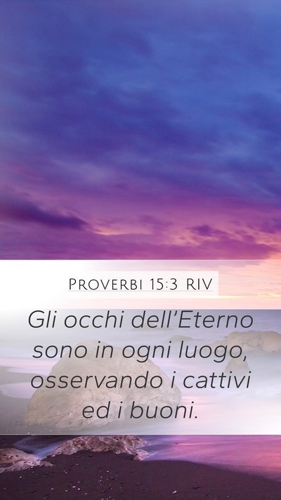 Proverbi 15:3 RIV Bible Verse Image