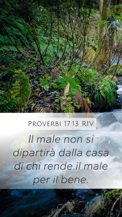 Proverbi 17:13 RIV Bible Verse Image