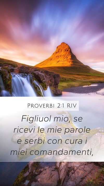 Proverbi 2:1 RIV Bible Verse Image