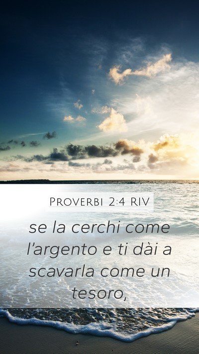Proverbi 2:4 RIV Bible Verse Image