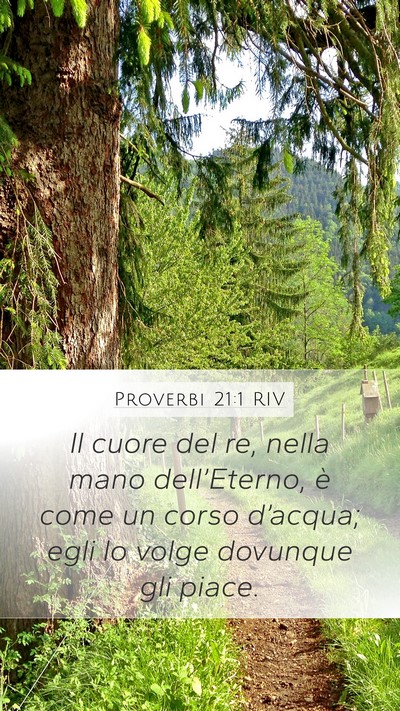 Proverbi 21:1 RIV Bible Verse Image