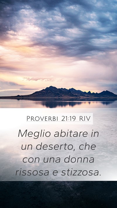 Proverbi 21:19 RIV Bible Verse Image