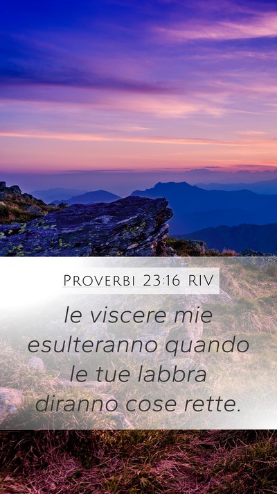Proverbi 23:16 RIV Bible Verse Image