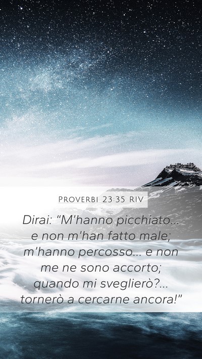 Proverbi 23:35 RIV Bible Verse Image
