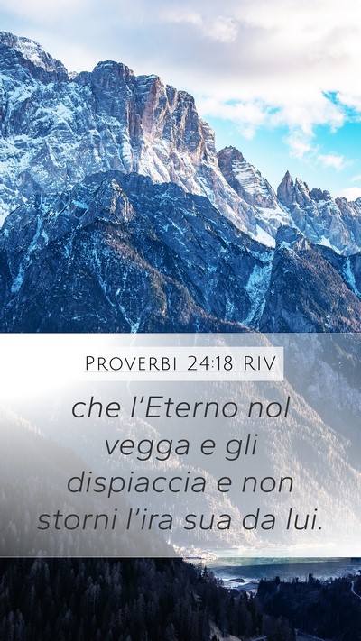 Proverbi 24:18 RIV Bible Verse Image