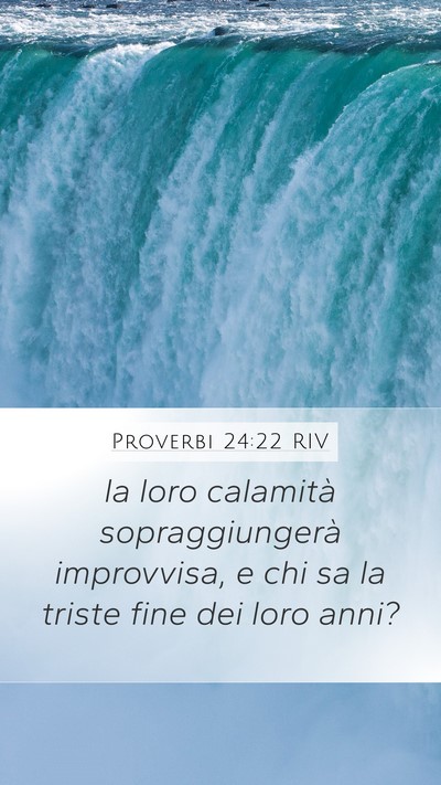 Proverbi 24:22 RIV Bible Verse Image