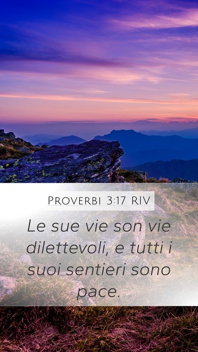 Proverbi 3:17 RIV Bible Verse Image