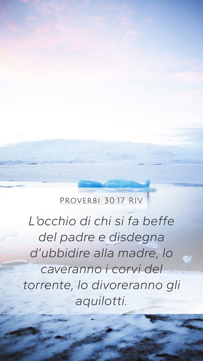 Proverbi 30:17 RIV Bible Verse Image