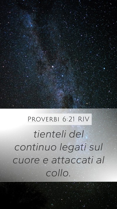 Proverbi 6:21 RIV Bible Verse Image